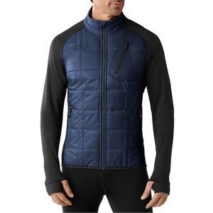 SmartWool Men's Corbet 120 Performance Jacket Merino Wool Blue Gray Size Large